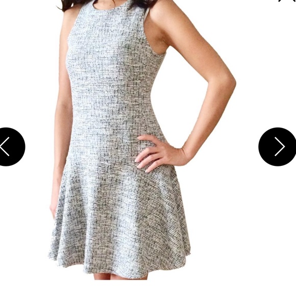 Banana Republic Tweed Drop Waist Sleeveless Dress - Picture 15 of 16